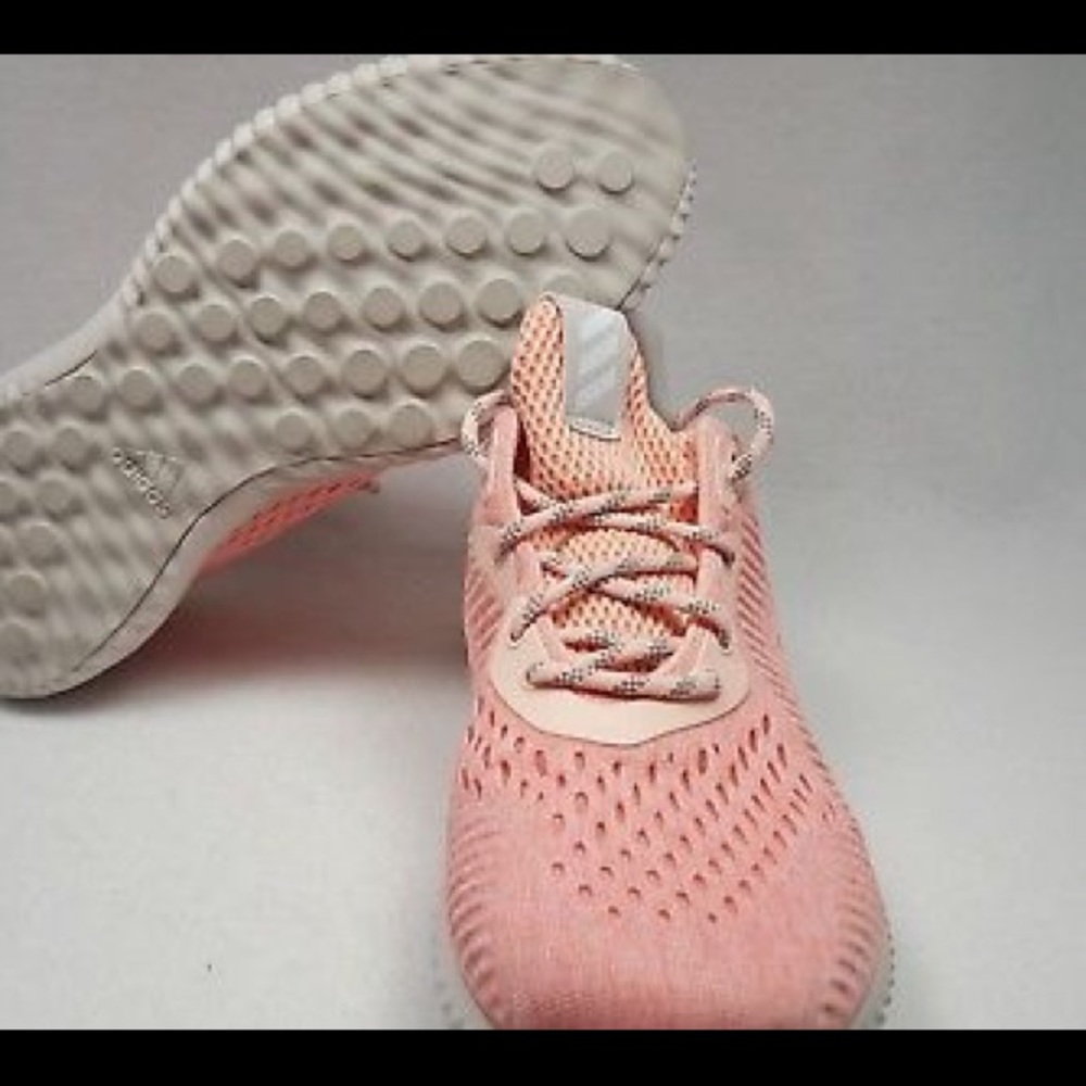 Adidas Alphabounce Icy Pink White Mesh Train Run - Picture 3 of 6